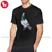 Techno T Shirt Techno Pigeon Tshirt Man Cute Tee Shirt Graphic Cotton Tshirt Gildan