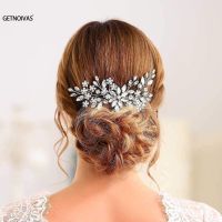 Elegant Wedding Hair Combs for Bride Rhinestones Crystal Pearls Women Hairpins Bridal Headpiece Hair Jewelry Accessories SL