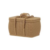 1/6 Dollhouse Model Furniture Accessories Bjdob11 Mini Braided Bamboo Baskets/Picnic Rattan Baskets