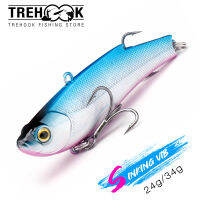 TREHOOK VIB เหยื่อตกปลา80มม.90มม. Sinking Vition Crankbaits สินค้าตกปลาเหยื่อประดิษฐ์ Wobblers ฤดูหนาว Pike Vicles