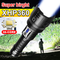 LM XHP360 Powerful Led Flashlight Rechargeable Tactical Torch Light USB XHP50 High Power Hand Lamp Lantern for Camping