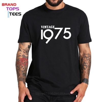 New Vintage 1975 All Original Parts T Shirt Printed 100% Cotton Awesome Hipster T-Shirt ManS Short Sleeve O-Neck Tees Plus Size