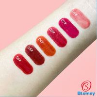 Blumey ลิปสติกเนื้อแมทกำมะหยี่ ติดทนนาน ลิปกลอส เบา ดีไซน์สวย Lip stain