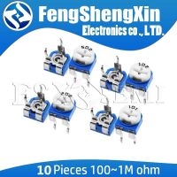 10pcs/lot RM065 RM-065 100 200 500 1K 2K 5K 10K 20K 50K 100K 200K 500K 1M ohm Trimpot Trimmer Potentiometer variable resistor