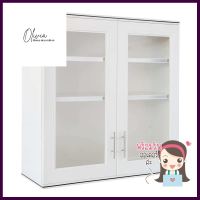 ตู้แขวนบานคู่ ABS KING GRAND PLAT-ZERCON 90 x 94 ซม. สีขาวABS DOUBLE WALL CABINET KING GRAND PLAT-ZERCON 90X94CM WHITE **ราคารวม Vat แล้วค่ะ ไม่มีบวกเพิ่ม**