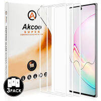 20213 Pieces Akcoo protective glass UV Screen Protecto for Note 10 Touch Sensitive 3D Curved Tempered Glass