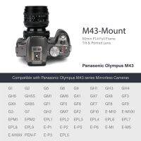 Astrhori 50มม. F1.4แบบแมนนวลรูรับแสง2 In 1เอียงเลนส์สำหรับ Sony E Canon RF Fuji X Nikon Z M43 Leica L Mount