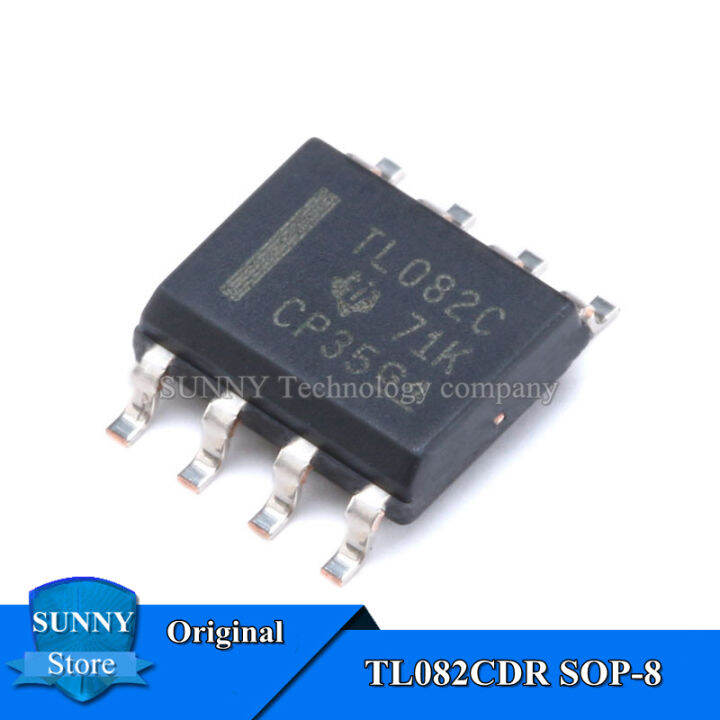 10Pcs Original TL082CDR SOP-8 TL082C SOP8 Single operational amplifier ...