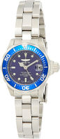 Invicta Womens 9177 Pro Diver Collection Silver-Tone Watch