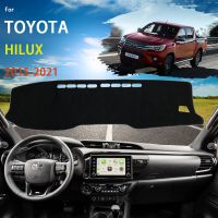 Dashboard Cover Dash Mat For Toyota Hilux AN120 AN130 2015~2021 Pad Sunshade Cushion Sunshield Visor Parasol Essories 2016