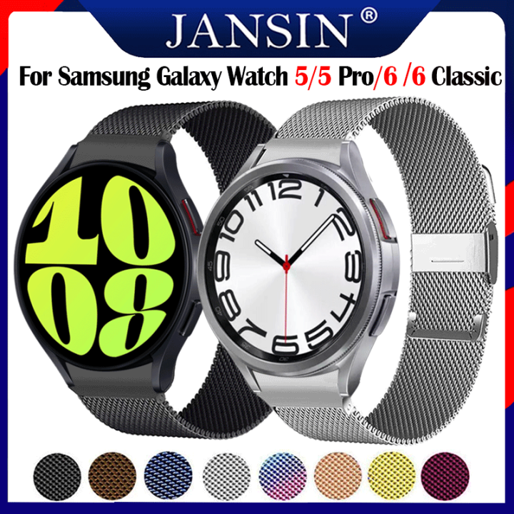 no-gaps-สาย-สำหรับ-samsung-galaxy-watch-6-6-classic-นาฬิกาอัจฉริยะ-43mm-47mm-40mm-44mm-สายรัดสแตนเลสของ-galaxy-watch-5-5-pro-45mm-สายนาฬิกา