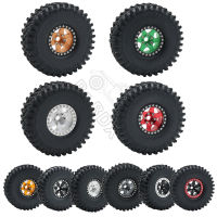 4PCS Metal 1.9 Inch Beadlock Wheel Rim Tires Set for 110 RC Crawler Car Axial SCX10 II 90046 TRX-4 VS4-10 GRT 86010