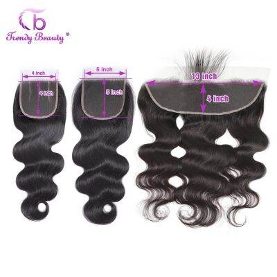 Malaysian Body Wave Lace Closure 13x4 Lace Frontal Closure Middle/Three/Free Remy Human Hair 4x4 Lace Closure Free Shipping