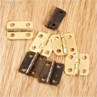 ✵ 10Pcs Furniture Accessories Jewelry Boxes Small Hinge Furniture Fittings Cabinet Hinges Antique Bronze Gold 16x18mm