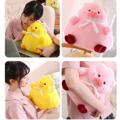 Piglet Pink Yellow Duck Plush Toy Throw Pillow Home Decoration Birthday Gift