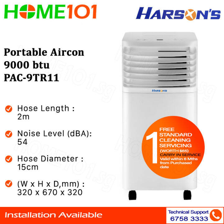 harsons portable aircon 9000 btu review