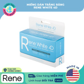 [HCM]Miếng dán trắng răng Rene White 4D Made in USA (được bán bởi Siêu Thị Hàng Ngoại)