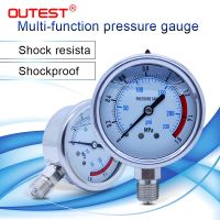 【YD】 OUTEST 0-60MPa Radial stainless steel manometer pressure gauge Air oil water Pressure Thread G1/4