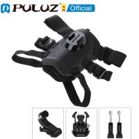 PULUZ สายจูงเสื้อยืดลายสุนัขสุนัขขายึดกล้องโกโปรสายรัดหน้าอกปรับได้ /Dji Osmo Action Xiaoyi และ Cq-10ชุดกล้องถ่ายภาพอื่นๆ