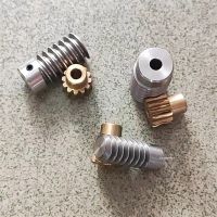 ▽ 1:12 Stainless Steel Worm Copper 1M 12T 5mm Gear DIY Stepper Motor Reducer Gearbox Accessories