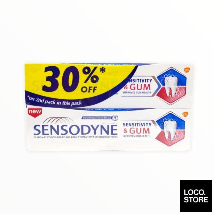 Sensodyne Toothpaste Sensitivity & Gum Twin Pack 2X100G Lazada