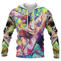 CLOOCL Men Hoodie Chainsaw Man Anime Pattern 3D All Over Print Women Hooded Sweatshirt Long Sleeve Streetwear Tracksuit