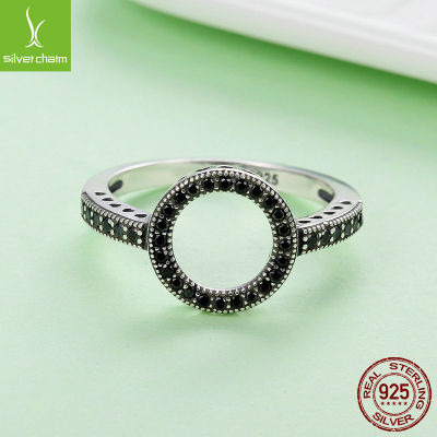 [In stock] ฤดูหนาวใหม่ S925 แหวนเงินแท้สำหรับผู้ชายและผู้หญิงมีเอกลักษณ์เฉพาะตัว ฝังเพทายดูแลแหวนแหวน SCR112 gift Christmas Gift