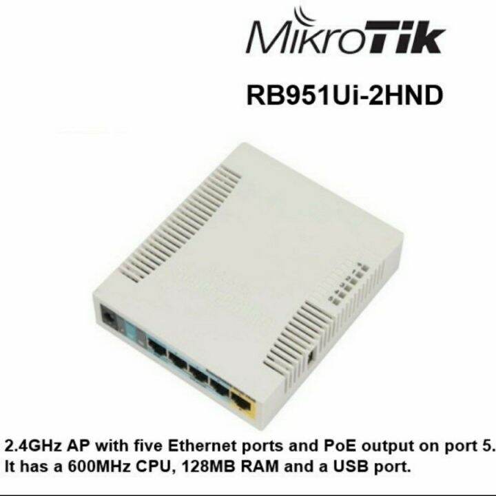 Mikrotik Router Wireless RB951Ui-2HND | Lazada Indonesia