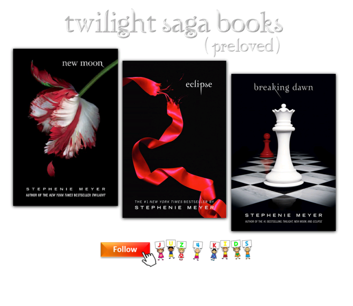 Preloved Twilight Saga English Books for Teenagers New Moon, Breaking Dawn,  Eclipse Buku Remaja (Good Condition) | Lazada