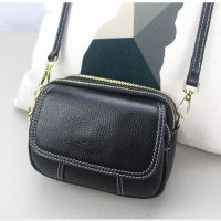 Leather Mini Bag womens new fashion double g small round bag soft Cow Leather One Shoulder Messenger Bag GG womens bag
