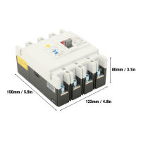 Zerone 3P + N เบรกเกอร์กระแสไฟตกค้างเบรกเกอร์สวิตช์แอร์ RCCB 800V 63A/80A/125A