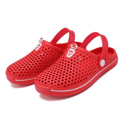 2021 Children Sandals Summer Boy Girl Hole Shoes EVA Kids Garden For Beach Flat Slip-on Shoes Slippers Water Mules