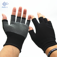 【Paul L】 IPTY Veli Shy Meigutivi Half Finger Breathable ขี่จักรยาน MTB เดินป่าฟิตเนสถัก Antiskid ถุงมือ