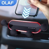 Olaf Gravity Car Phone Holder in Car Air Vent Mount Mobile Cell Phone Stand Support GPS Mount For iPhone Huawei Xiaomi Samsung Car Mounts