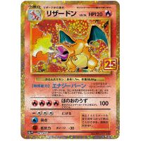 ใหม่ Pokemon Ptcg 25 ครบรอบ DIY Charizard Pikachu เด็กคอลเลกชันเกมการ์ด 1996 First Generation Basis ชุดของเล่น Card-tn9