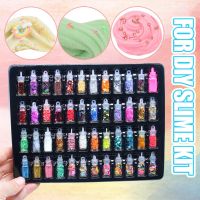 48Pcs Slime Supplies Sequins/Glitter Filler Soft Slime Toys For Children Mud DIY Slime Essories Plasticine Kit For Children