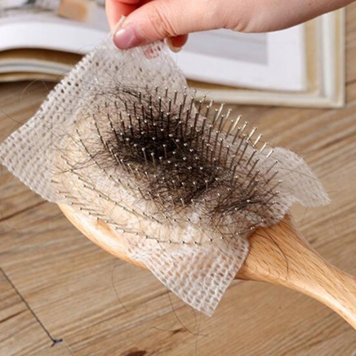 50pcs-cleaning-net-for-hair-brush-comb-airbag-pet-comb-portable-comb-paper-brush-cleaning-sheet-pad-comb-protection-net