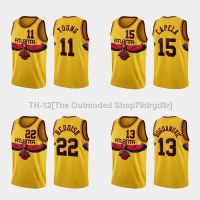 ☏ Maglia NBA Atlanta Hawks Trae Young 11 2021-22 City Edition Throwback 90s Swingman Basketball Jersey