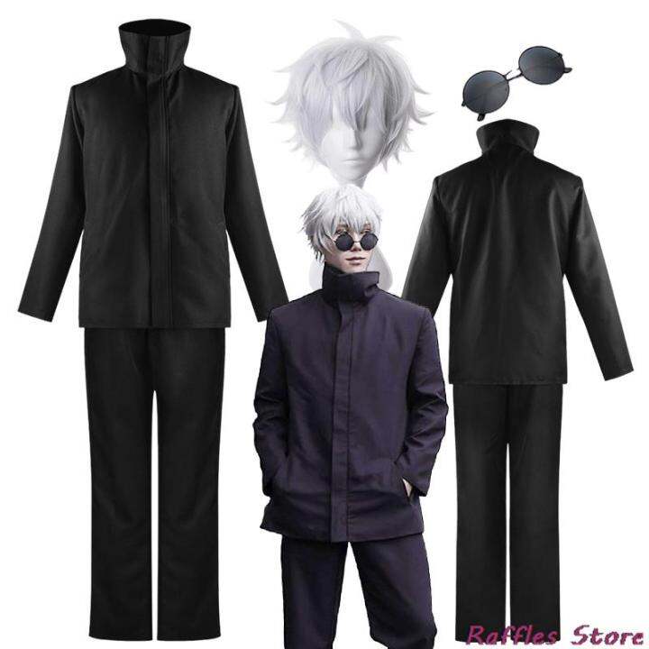 Anime Jujutsu Kaisen Gojo Satoru Cosplay Costume Uniform Gojo Satoru ...