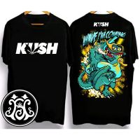 KUSH T เสื้อสำหรับชาย Carnival Series (สีดำ) classic COTTON kush clothing เสื้อยืดสกรีนลายแนวสตรีท  เสื้อยืดคอกลมผ้าฝ้าย