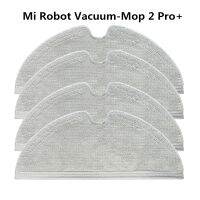 4PCS Sweeping Washable Accessories Mop rag wipes For Xiaomi Mi Robot Vacuum-Mop 2 Pro STYTJ02ZHM Robot Vacuum Cleaner Parts Kits