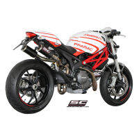 SC-Project ท่อไอเสียสำหรับ DUCATI MONSTER 1100 - S (2009 - 2010) | Pair of CR-T Mufflers, carbon fiber