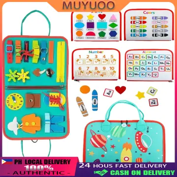 Busy Board Montessori Toy for Toddlers, Sensory Board for Kids, Preschool  Activities Educational Travel Toy for Fine Motor Skills, Autism Toys