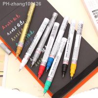 Metallic Marker 8 Colors 0.7mm Extra Fine Point Paint Marker Non-toxic Waterproof Permanent Marker Pen DIY Art
