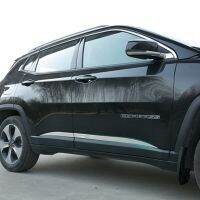 สำหรับ Jeep Compass 2017-2020สเตนเลสสตีลด้านข้างการแต่งผ้าคลุมรถการปั้นตัวรถประตูด้านนอกตกแต่งรถเครื่องประดับ4ชิ้น