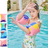 Splashes Adult Kids Swimming Ring Arm Pool Float Inflatable Arm Ring Swimming Circle Safety Training Toys Pool Toy
