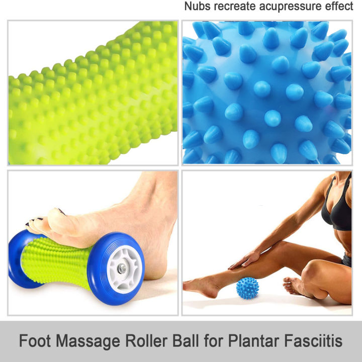 1ลูกกลิ้งนวดเท้าและ2ลูกนวดแหลมคมสำหรับ-plantar-fasciitis-บรรเทาอาการปวดโค้งเท้า