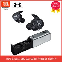 PROMO Jbua UA FLASH X ROCK Ture หูฟังไร้สายบลูทูธ5.0หูฟังกีฬาหูฟังกันน้ำหูฟังแฮนด์ฟรีพร้อมกล่องชาร์จ Mic