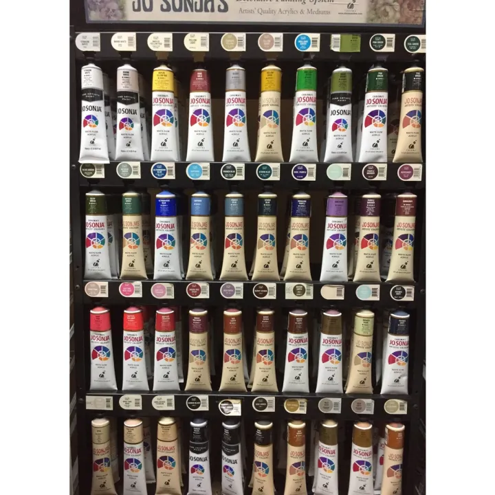 JO SONJA® MATTE FLOW ACRYLICS TUBE COLORS (2.5 OZ TUBE) 2/2 Lazada