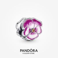 Official Store Pandora Pink Pansy Flower Charm